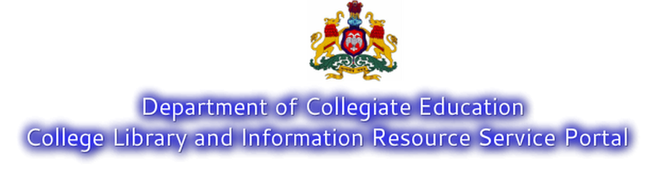 Department of Collegiate Education, College Library and Information Resource Service Portal